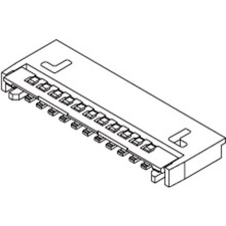 Molex Ffc/Fpc Connector, 21 Contact(S), 1 Row(S), Female, Right Angle, 0.012 Inch Pitch, Surface Mount 5016282191